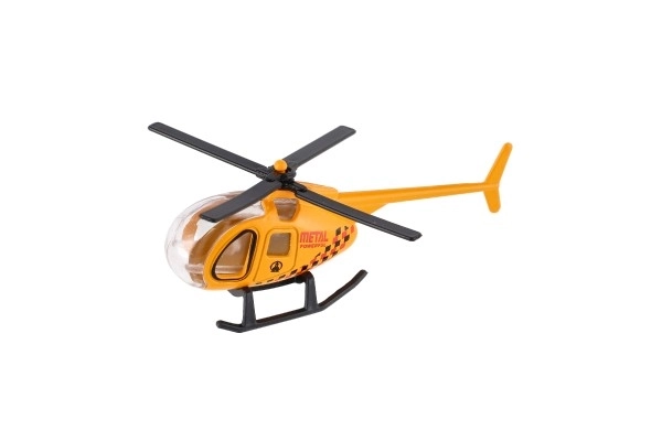Metalowy i plastikowy helikopter dla dzieci 10 cm
