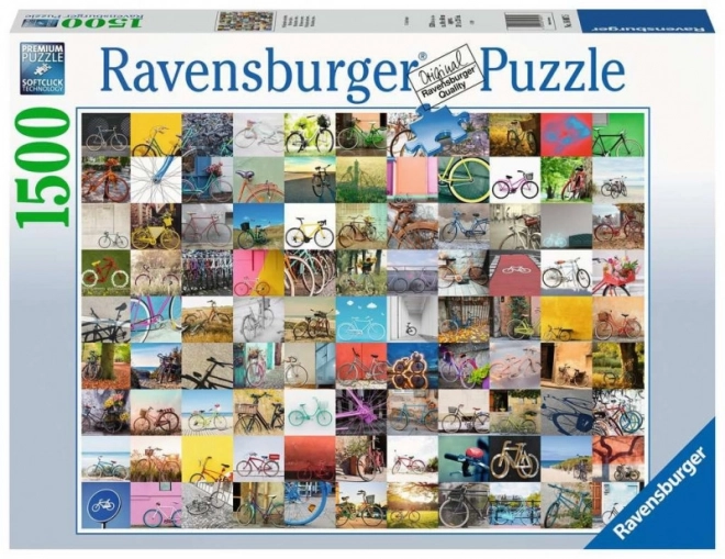 Ravensburger puzzle 99 rowerów 1500 elementów