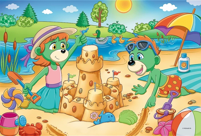 Puzzle Rodzina Treflików 100 elementów Dzień Treflików Trefl