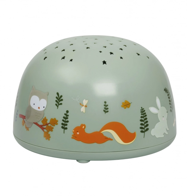 Projektor lampa firmy A Little Lovely Company – Leśni przyjaciele
