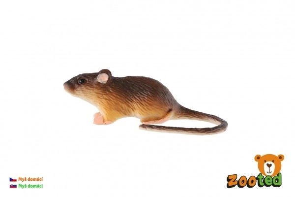 Mysz domowa zooted plast 7cm w woreczku