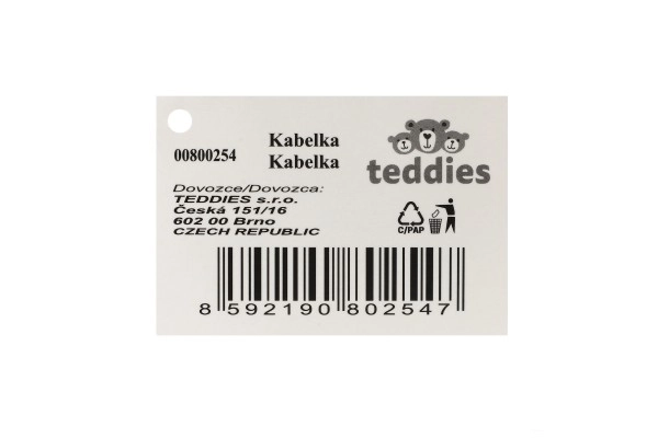 Torebka/torba tęczowy jednorożec plastik 4 kolory w woreczku 17x15x3cm