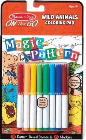 Melissa & Doug magiczna kolorowanka – dzikie zwierzęta