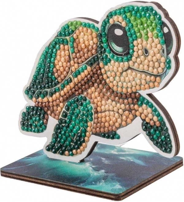 Diamentowe malowanie Ocean: Żółw