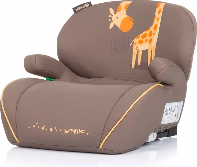 Fotelik dziecięcy Sonic z motywem żyrafy i-Size Isofix