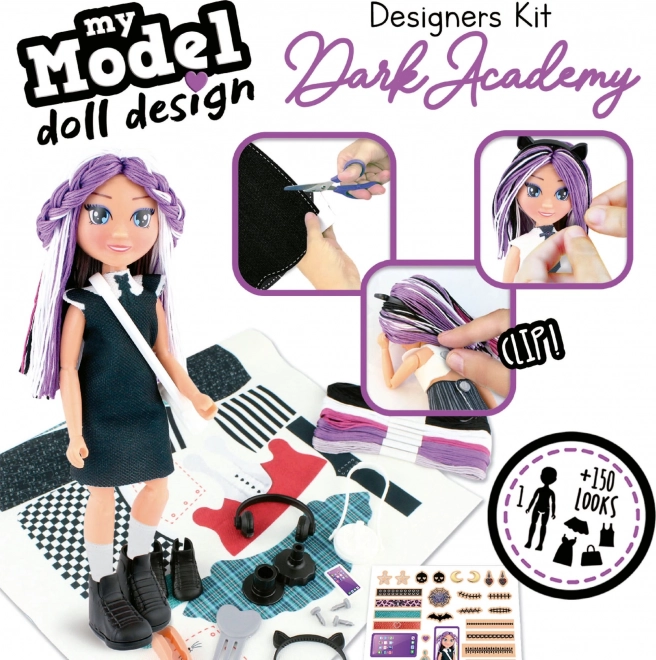 EDUCA Kreatywna Zestaw My Model Doll Design: Mroczna Akademia