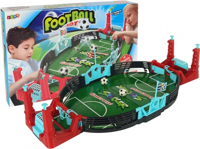 Stołowy mini futbol dla dzieci z bramkami i piłeczkami