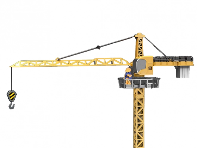 Żółty żuraw budowlany 95 cm