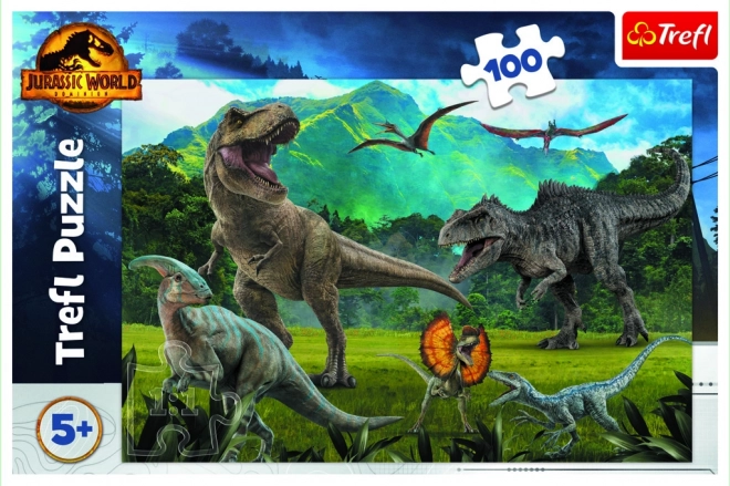 Puzzle dinozaury Jurassic Park 100 elementów
