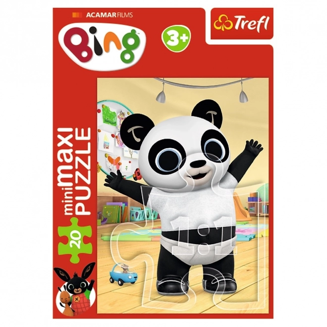 Minipuzzle miniMaxi 20 elementów Przyjaciele Binga/Króliczek Bing