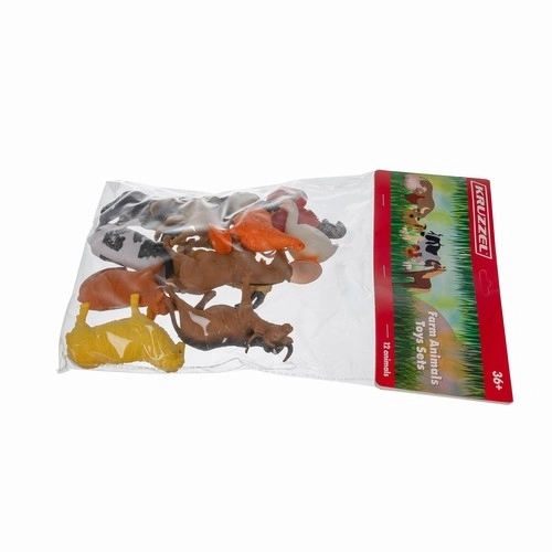 Zwierzęta na farmie - zestaw figurek 12 szt.