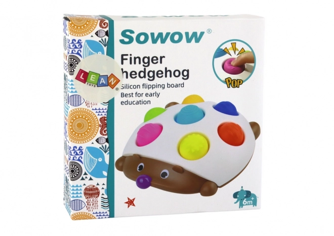 Jeżyk sensoryczny Zabawna montessori deska