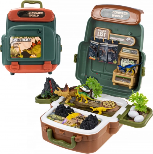 Przenośny kuferek 2w1: schowek i świat zabawy