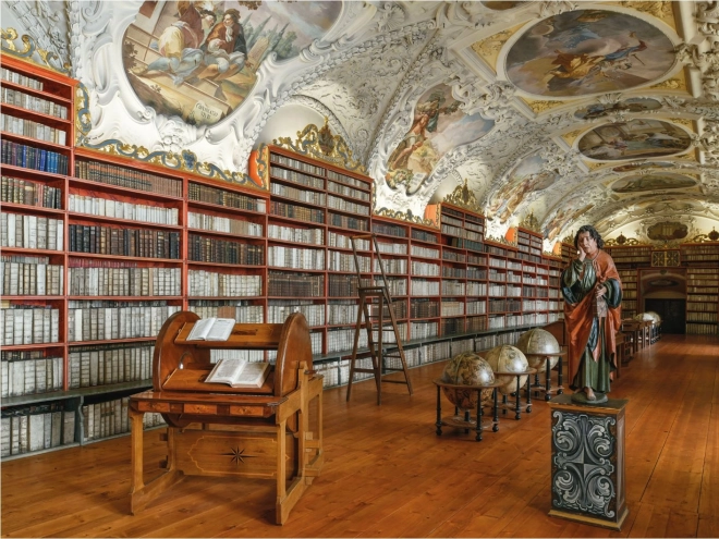 Puzzle Sala Teologiczna – historyczna biblioteka, 2000 elementów