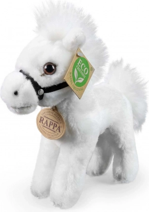 rappa pluszowy koń biały 20 cm eco‑friendly