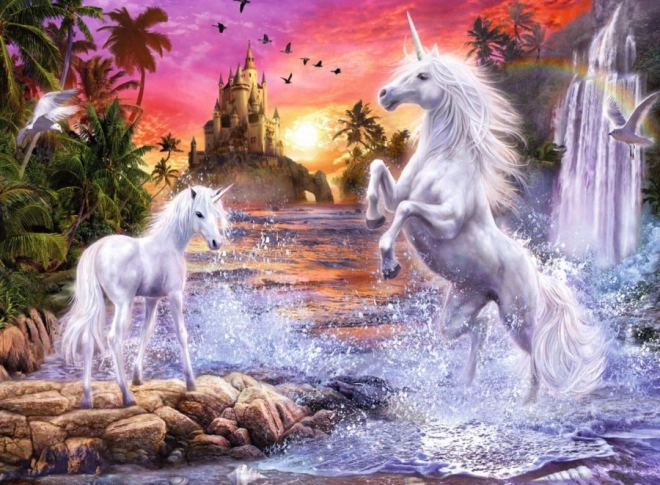 Puzzle Ravensburger Jednorożce nad rzeką 500 elementów