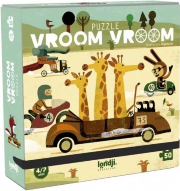 Puzzle Wielkie wyścigi Londji - 50 elementów