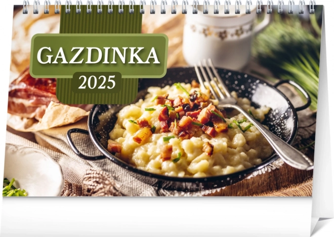 NOTIQUE Kalendarz Stołowy Gazdinka 2025, 23,1 x 14,5 cm