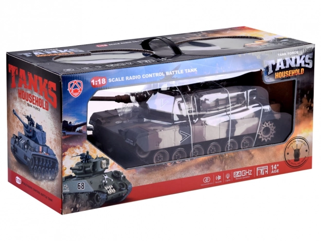 Duży zdalnie sterowany czołg US M1A2
