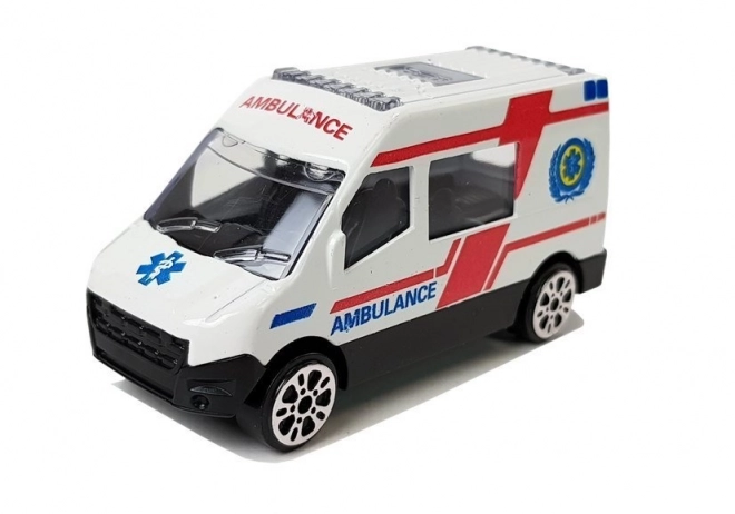 Zestaw pojazdów ratunkowych 1:64 6 sztuk
