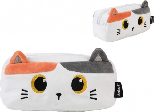 Pluszowy piórnik pomarańczowy kot Cat Lovers