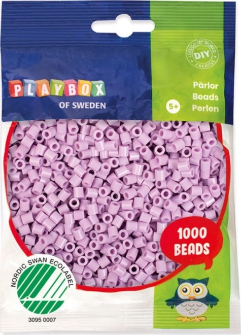 Koraliki do prasowania pastelowy fiolet