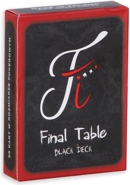 Final Table - czarny zestaw kart