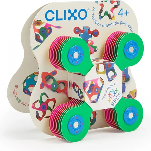 Clixo magnetyczna zabawka konstrukcyjna 9 sztuk