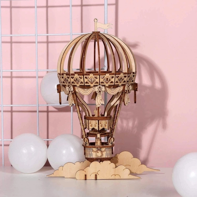 Balon na gorące powietrze - 3D drewniana układanka
