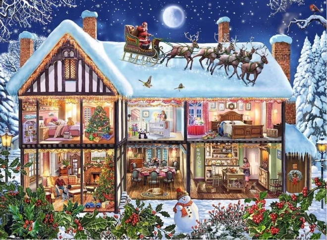 Ravensburger puzzle Święta w domu 100 elementów