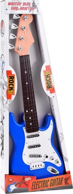 Elektryczna gitara dla dzieci - rockowy dźwięk – Niebieska
