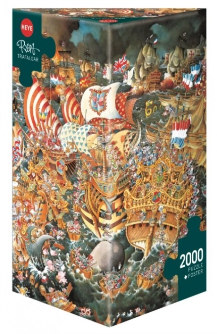 Puzzle Bitwa pod Trafalgarem 2000 elementów od HEYE