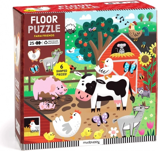 Mudpuppy puzzle podłogowe Przyjaciele z farmy