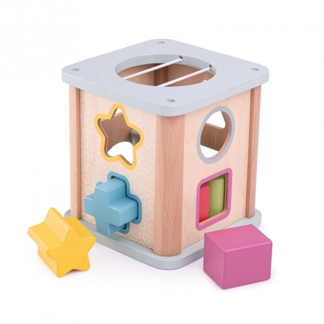 Bigjigs Toys Kostka motoryczna niebieska