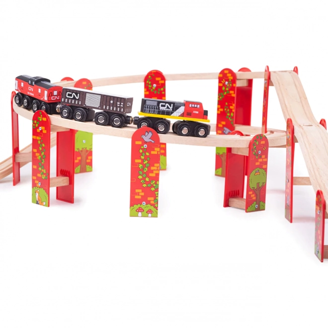 Bigjigs Rail Wielozadaniowy zestaw torów