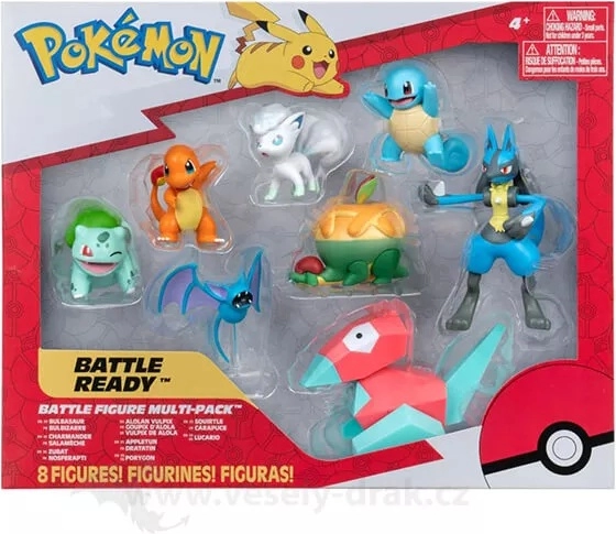 Zestaw 8 figurek Pokémonów