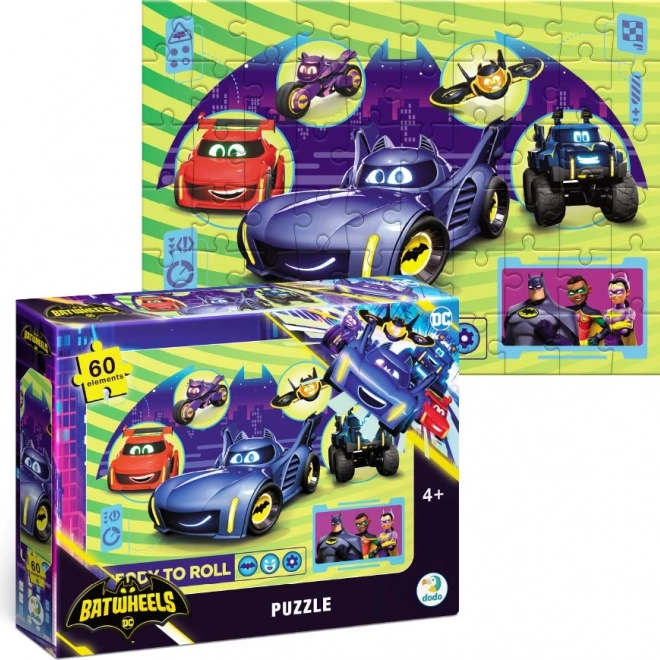 DODO Puzzle Batwheels: Wesoła jazda 60 elementów