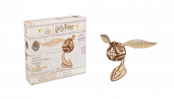 Ugears 3D drewniane mechaniczne puzzle Złotka, Harry Potter