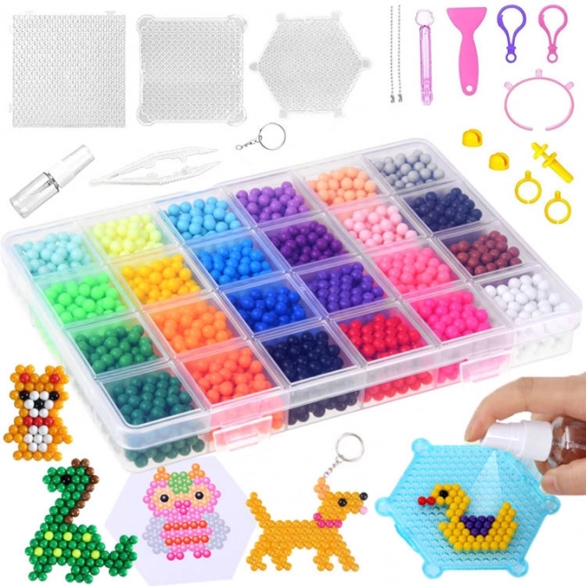Magiczne wodne koraliki 24 kolory DIY Magic zestaw kreatywny