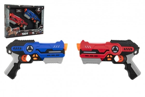 Gra pistolet laserowy dla dwf3ch graczy