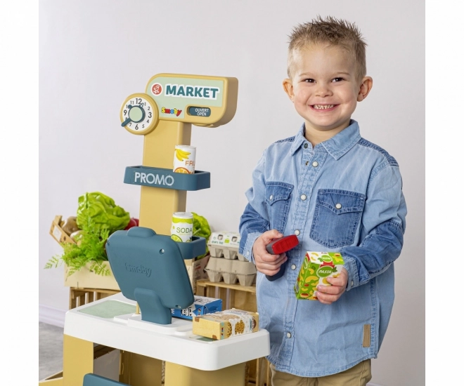 Dziecięcy Supermarket z elektroniczną kasą