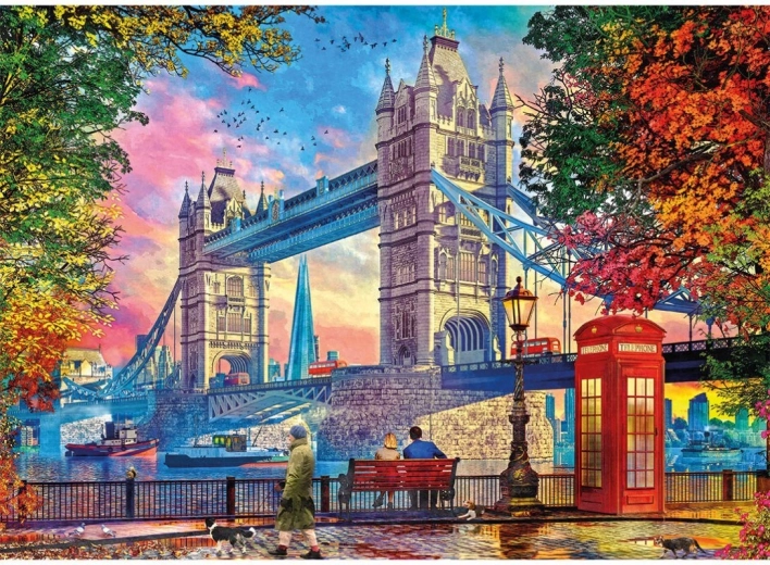 Puzzle Niebo nad Tower Bridge 1000 elementów