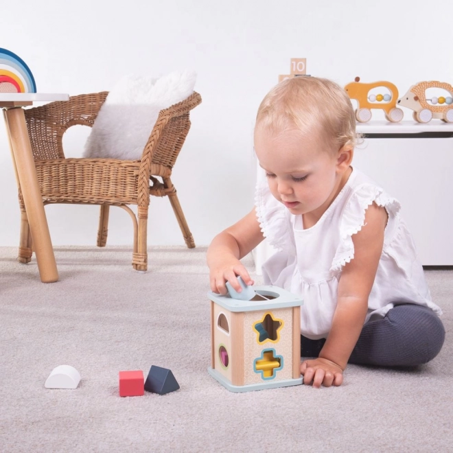 Bigjigs Toys Kostka motoryczna niebieska