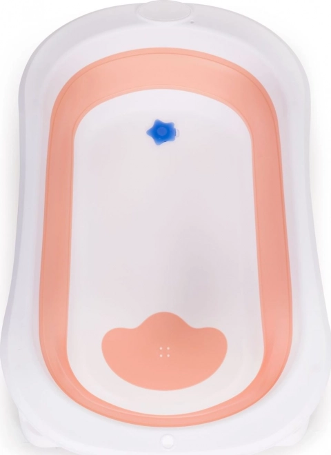 ECOTOYS Składana wanienka, różowa