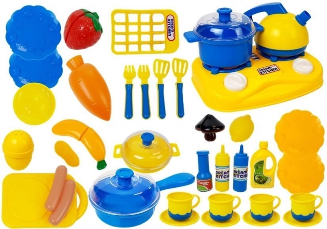Zestaw plastikowych naczyń Little Cook Pots