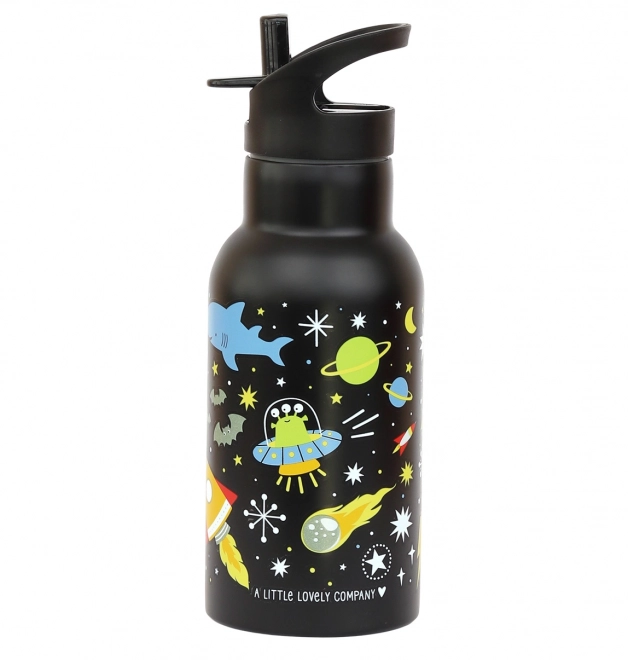 A Little Lovely Company Butelka ze stali nierdzewnej 500 ml – Vesmír