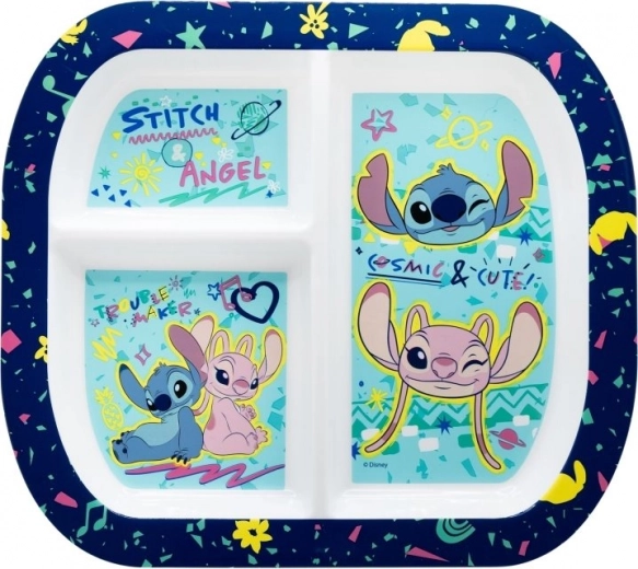 Dziecięcy prostokątny talerz STITCH