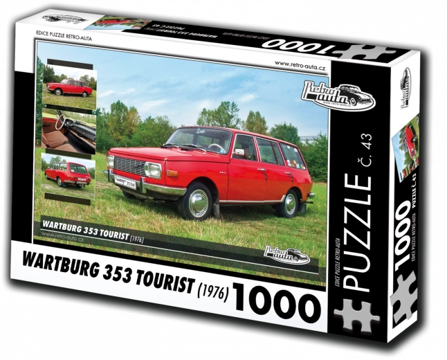 Puzzle Retro-auta Wartburg 353 Tourist (1976) – 1000 elementów