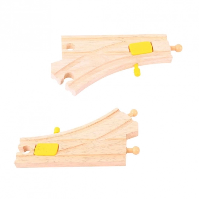 Bigjigs Rail Przełącznik kolejowy 2 szt.