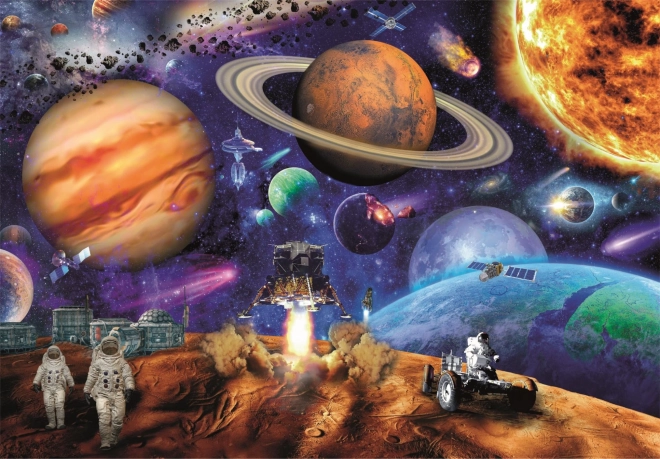 Puzzle 300 elementów - Misja kosmiczna